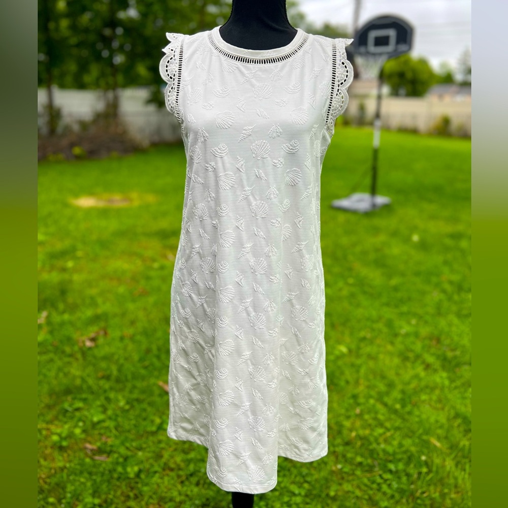 Lilly Pulitzer White Dress Sleeveless ❤️‍🔥SAMPLE ❤️‍🔥